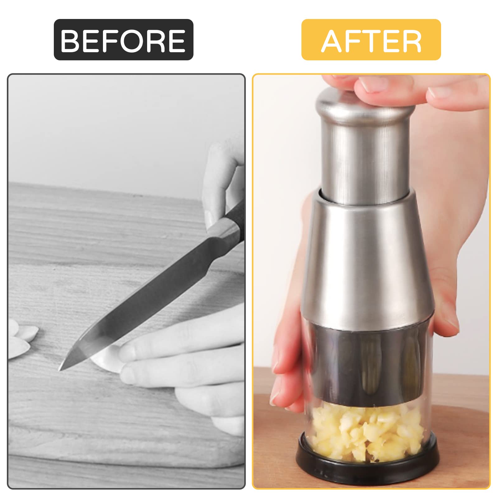 Amazon | ハンディチョッパー にんにく潰し ミニ フード